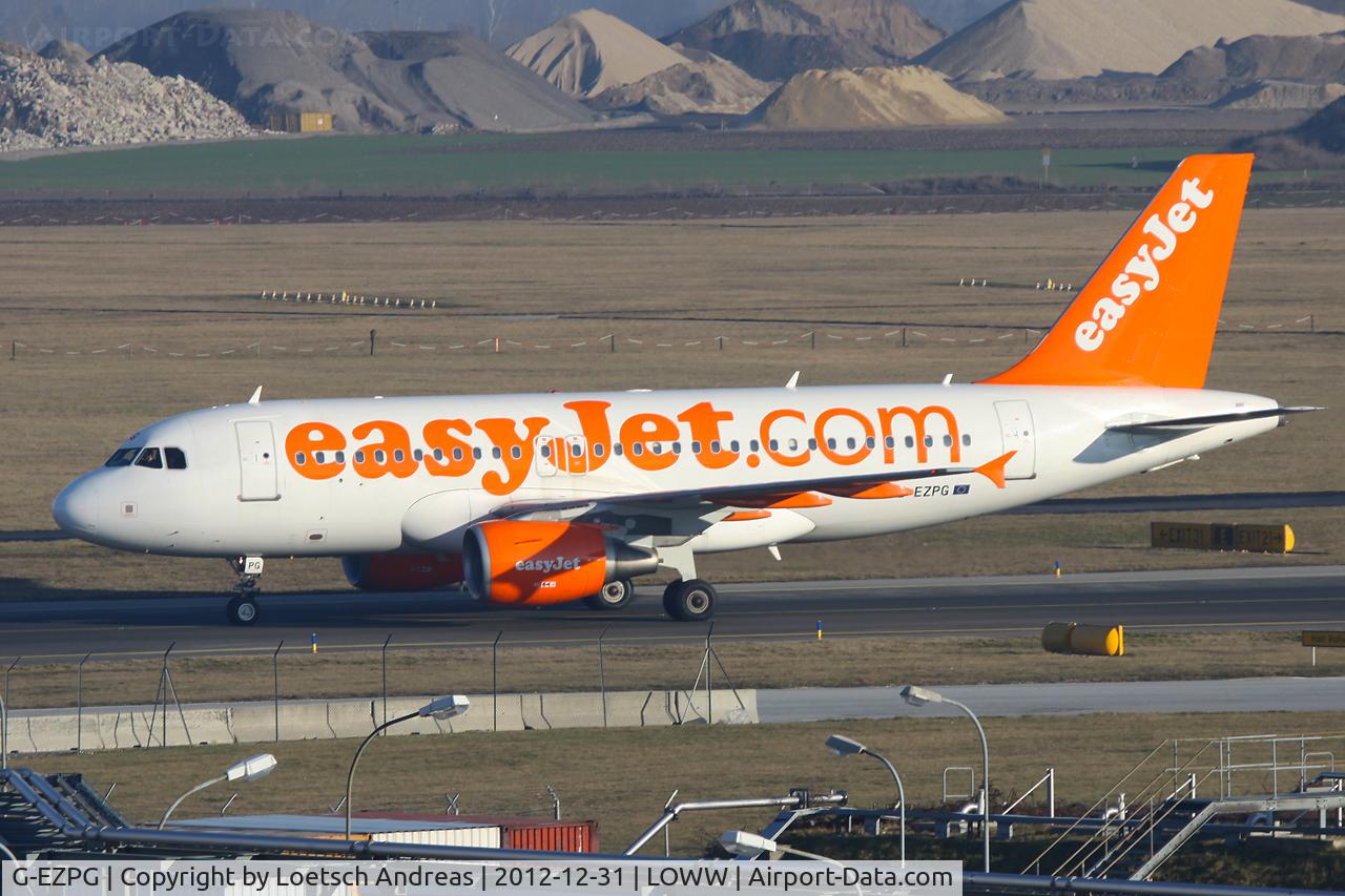 G-EZPG, 2005 Airbus A319-111 C/N 2385, easyjet