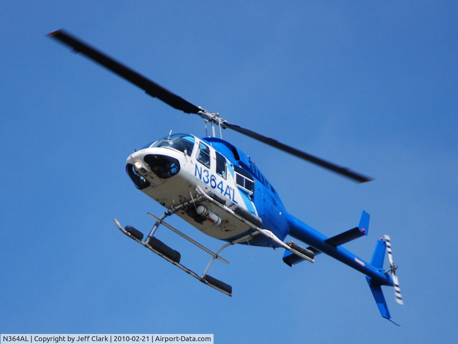 N364AL, 1991 Bell 206L-3 LongRanger III C/N 51434, N364AL in flight over Aransas Bay in Texas