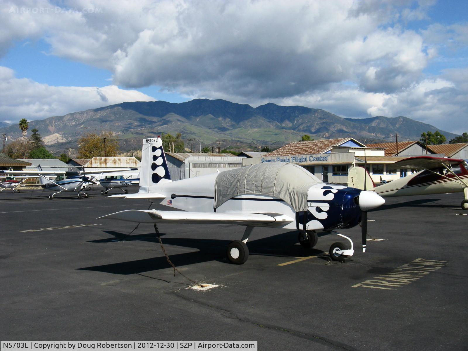 N5703L, 1969 American AA-1 Yankee C/N AA1-0103, 1969 American Aviation AA-1 YANKEE CLIPPER, Lycoming O-235 108 Hp, First year of production, c/n 103 of 174 built in 1969.