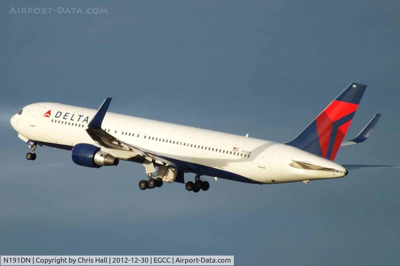 N191DN, 1997 Boeing 767-332 C/N 28448, Delta Airlines