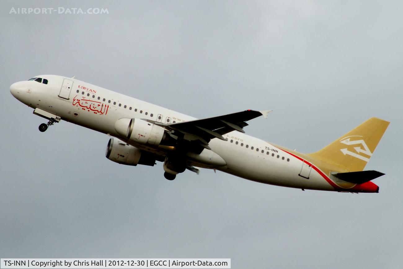 TS-INN, 1998 Airbus A320-212 C/N 793, Libyan Airlines leased from Nouvelair Tunisie