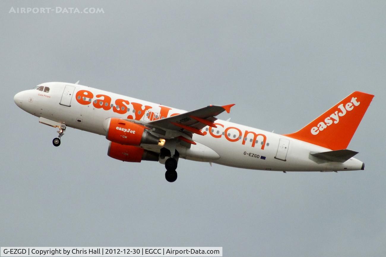 G-EZGD, 2010 Airbus A319-111 C/N 4451, easyJet
