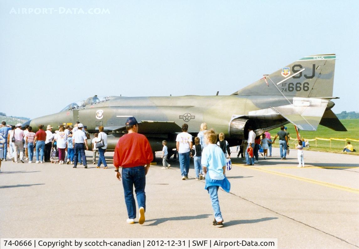 74-0666, 1974 McDonnell Douglas F-4E Phantom II C/N 4818, 1974 McDonnell Douglas F-4E-60-MC, 74-0666, at the 1989 Stewart International Airport Air Show, Newburgh, NY