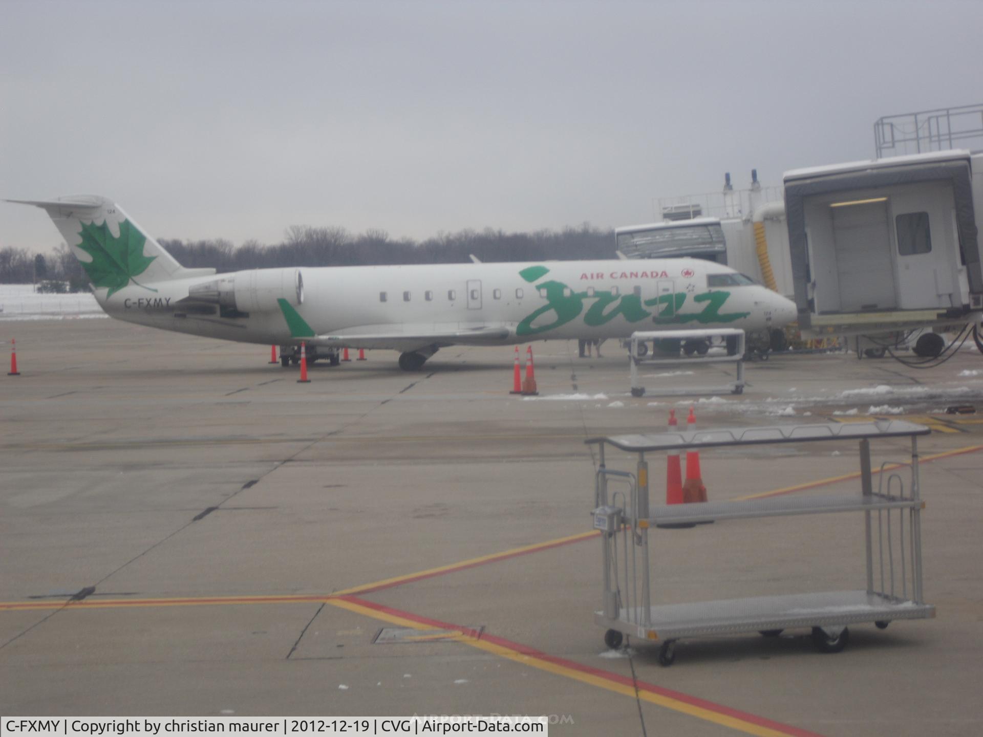 C-FXMY, 1996 Canadair CRJ-200ER (CL-600-2B19) C/N 7124, aircanada jazz