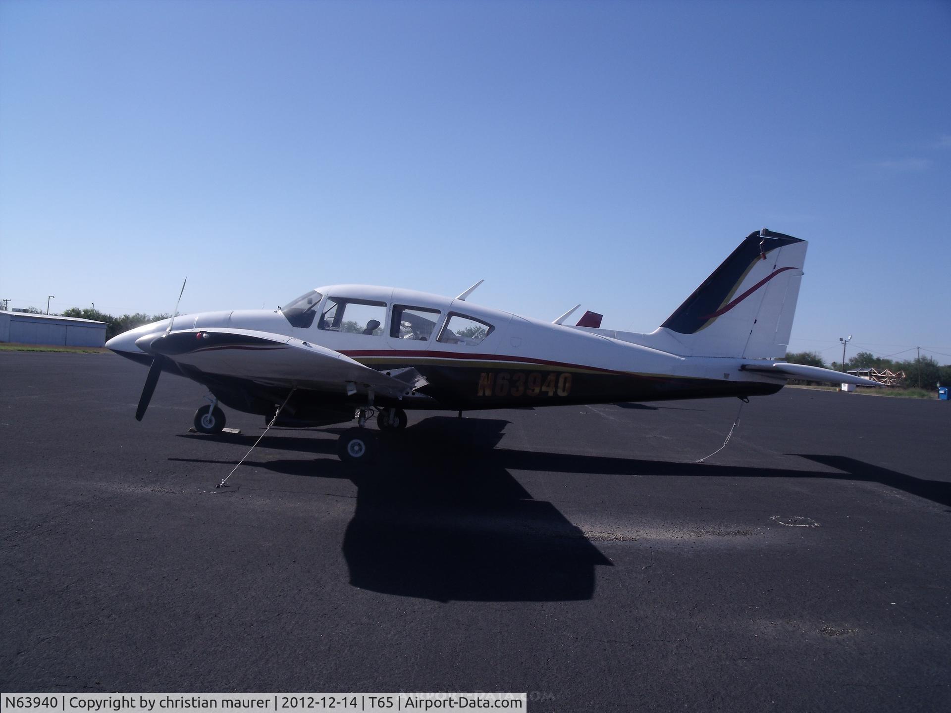 N63940, 1978 Piper PA-23-250 C/N 27-7854073, aztec