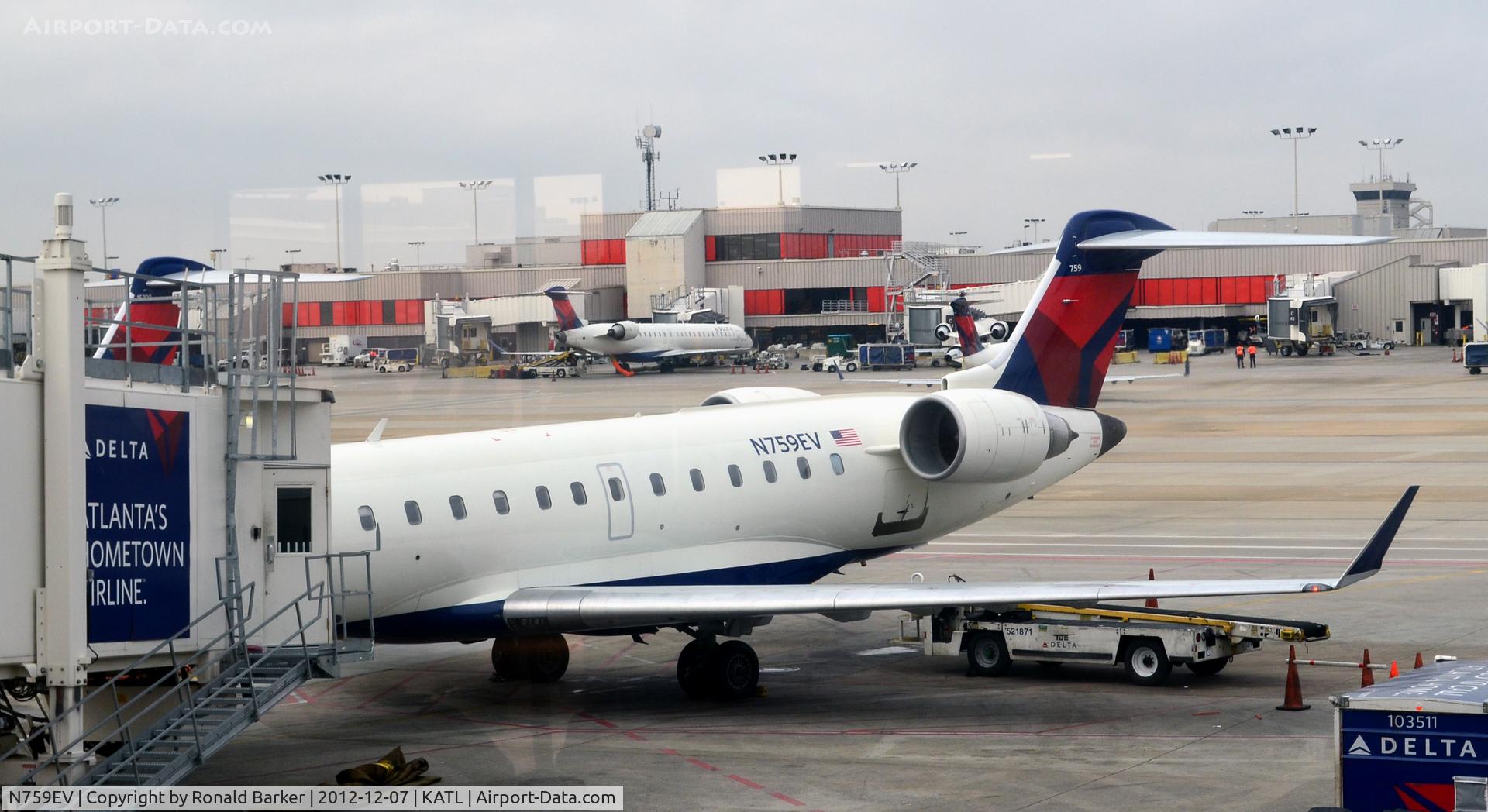 N759EV, 2005 Bombardier CRJ-700 (CL-600-2C10) Regional Jet C/N 10211, Atlanta