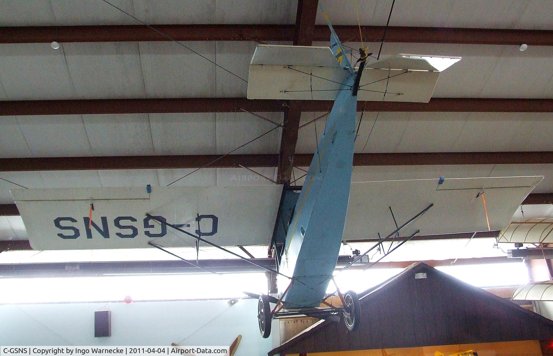 C-GSNS, 1984 Pietenpol B4A Air Camper C/N Not found C-GSNS, Pietenpol (B. McDonnel) B4-A Air Camper at the British Columbia Aviation Museum, Sidney BC