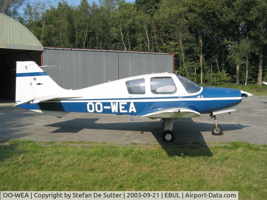 OO-WEA, 1968 Beagle B-121 Pup Series 1 (Pup 100) C/N B121-012, Parked at Aeroclub Brugge.