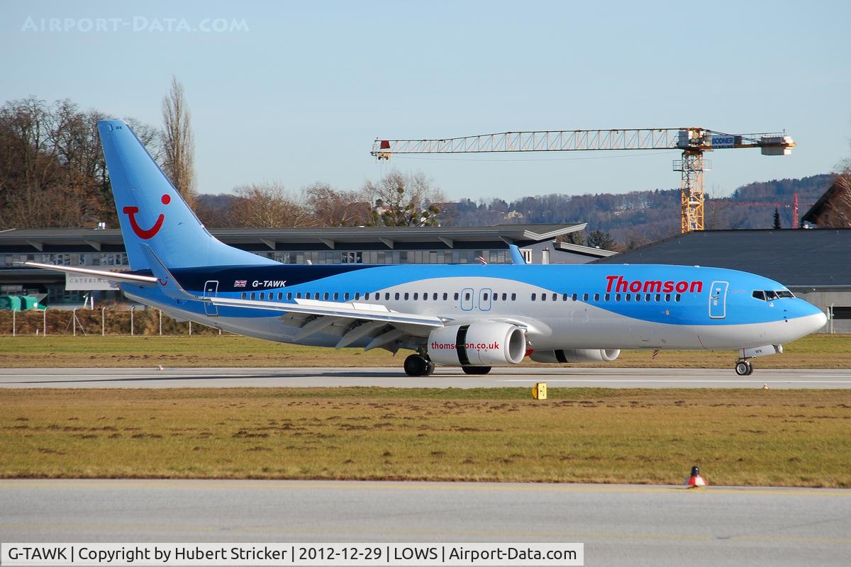 G-TAWK, 2012 Boeing 737-8K5 C/N 37239, LOWS