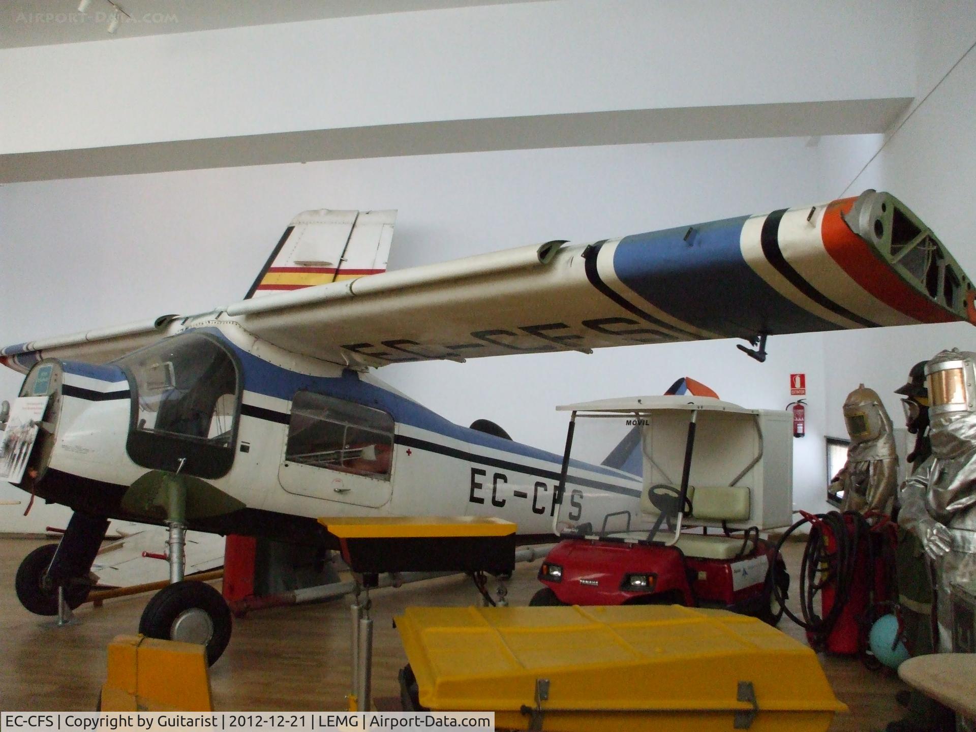 EC-CFS, Dornier Do-27B-1 C/N 193, Situated in one of the out buildings at the Malaga  airport aviation museum