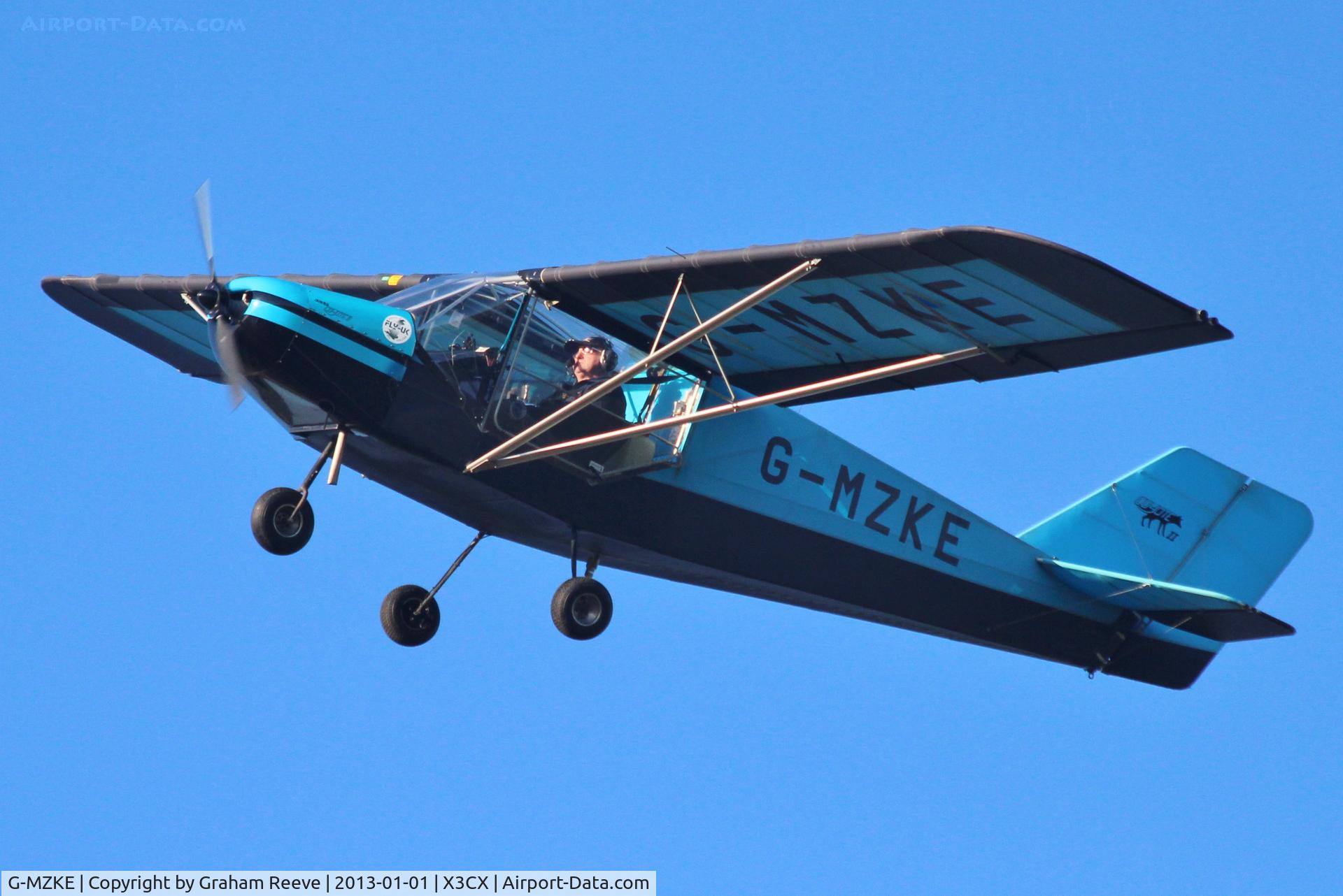 G-MZKE, 1997 Rans S-6ESD XL Coyote II C/N PFA 204-13248, Airbourne from Northrepps.