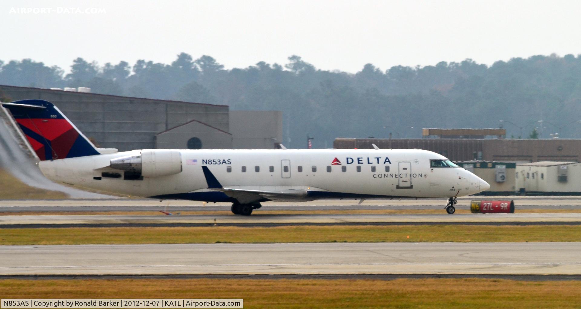 N853AS, 2000 Bombardier CRJ-200ER (CL-600-2B19) C/N 7374, Taxxi Atlanta