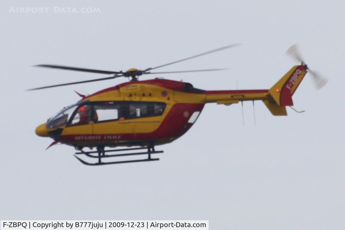 F-ZBPQ, Eurocopter-Kawasaki EC-145 (BK-117C-2) C/N 9031, over Sarcelles