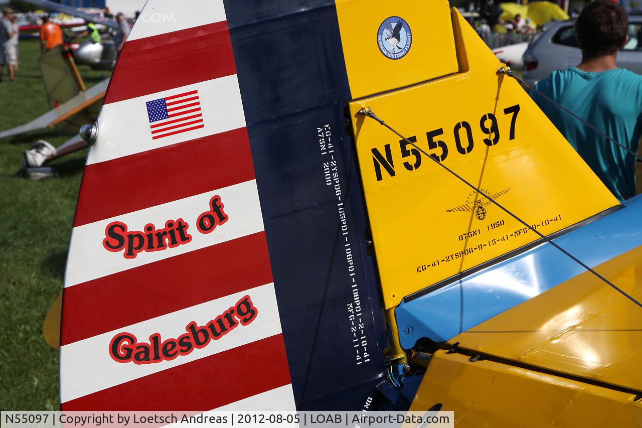 N55097, 1941 Boeing A75N1(PT17) C/N 75-710, Stearman