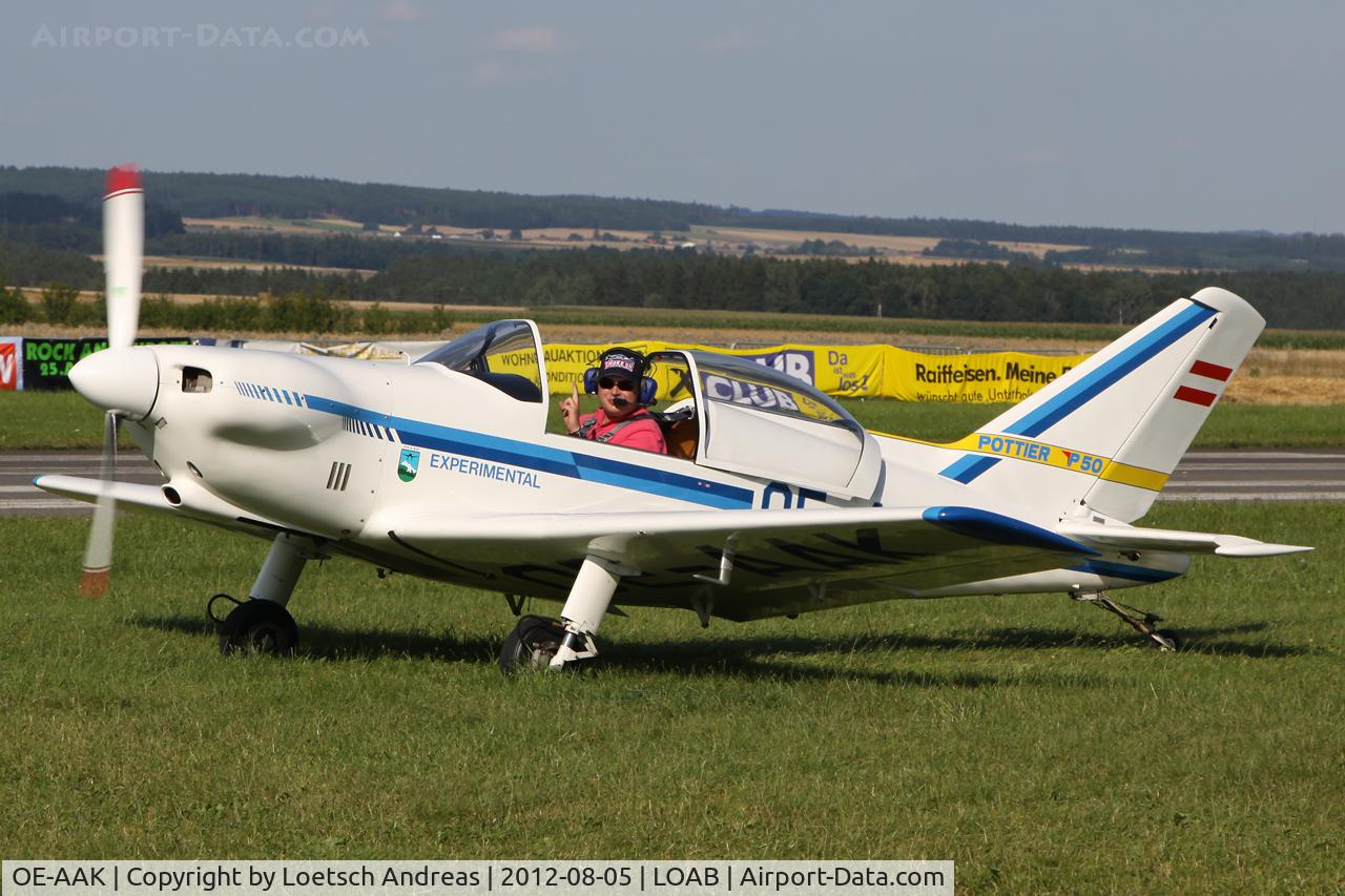 OE-AAK, Pottier P-50P C/N 014, Experimental
