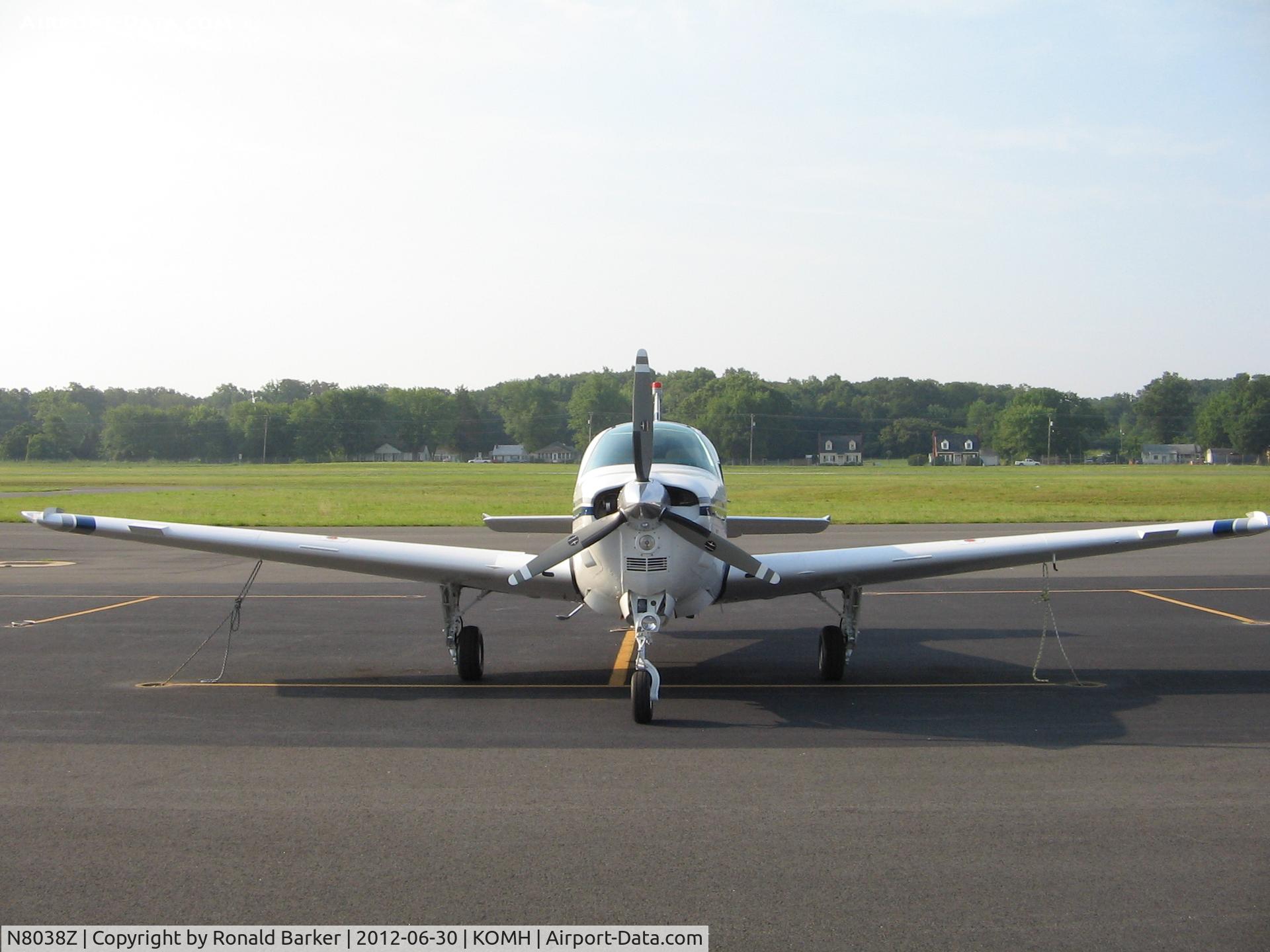 N8038Z, 1990 Beech A36 Bonanza 36 C/N E-2568, Orange