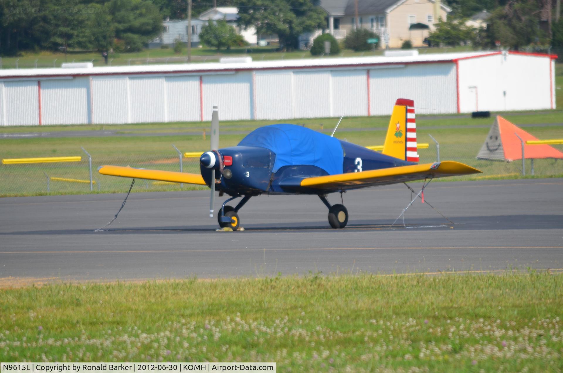 N9615L, 1973 Grumman American AA-1B Trainer C/N AA1B-0115, Orange