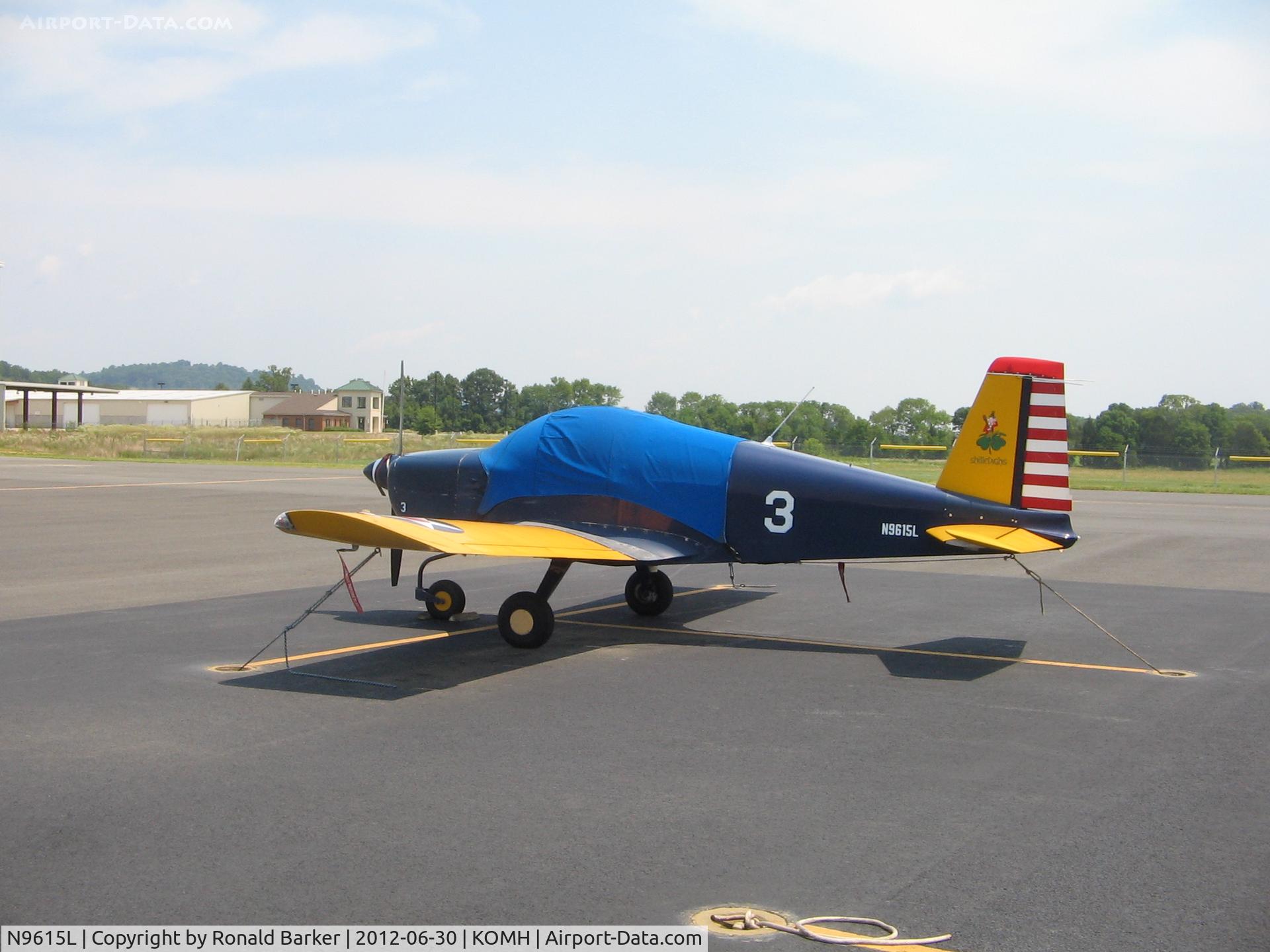 N9615L, 1973 Grumman American AA-1B Trainer C/N AA1B-0115, Orange