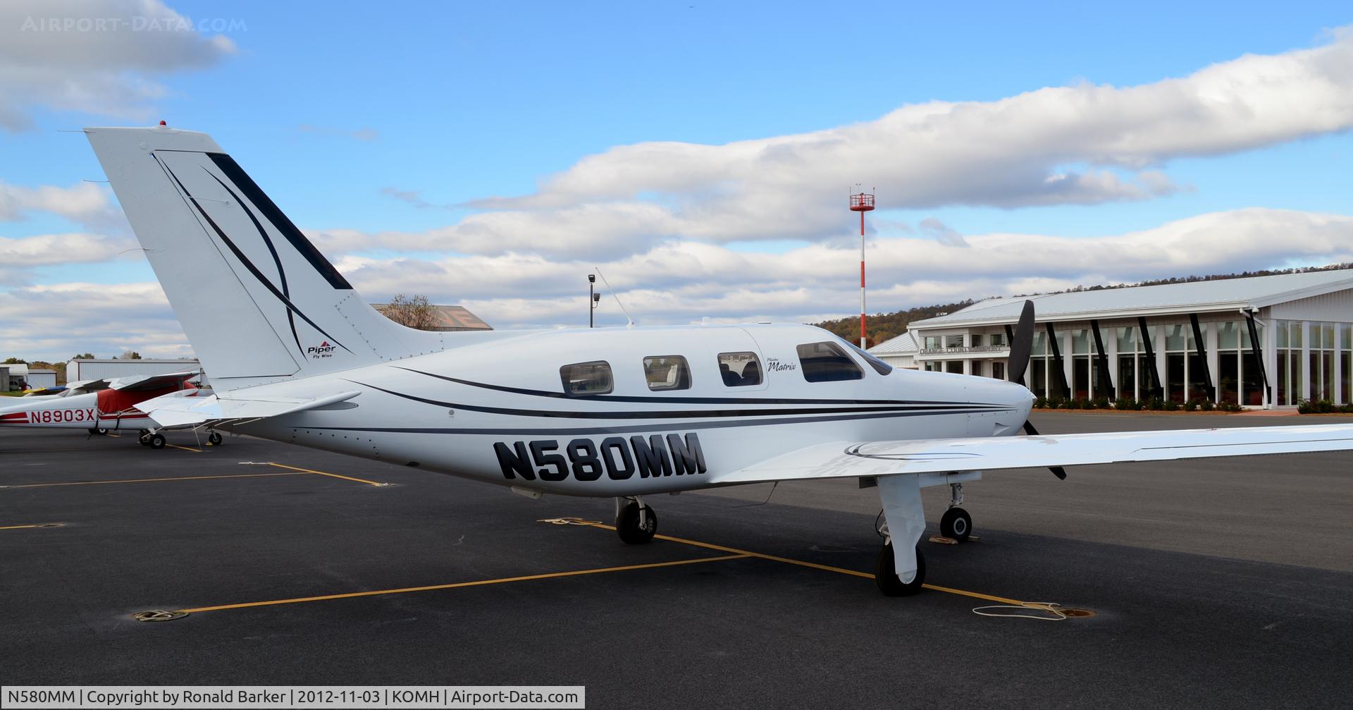 N580MM, 2008 Piper PA-46R-350T Malibu Matrix C/N 4692080, Orange