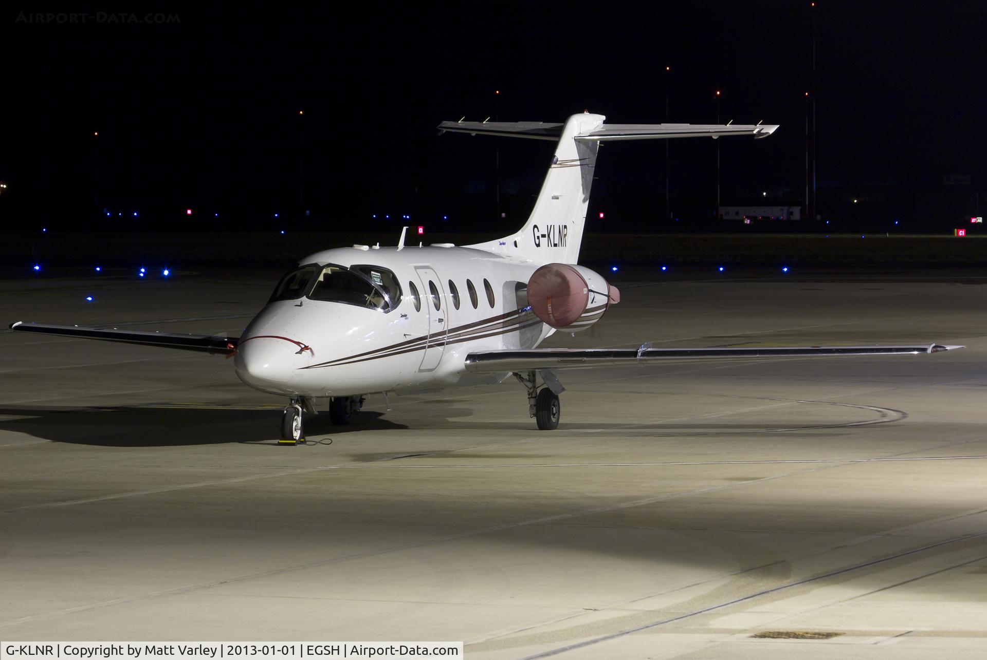 G-KLNR, 2009 Raytheon Hawker 400XP C/N RK-552, Sat on stand at SaxonAir.