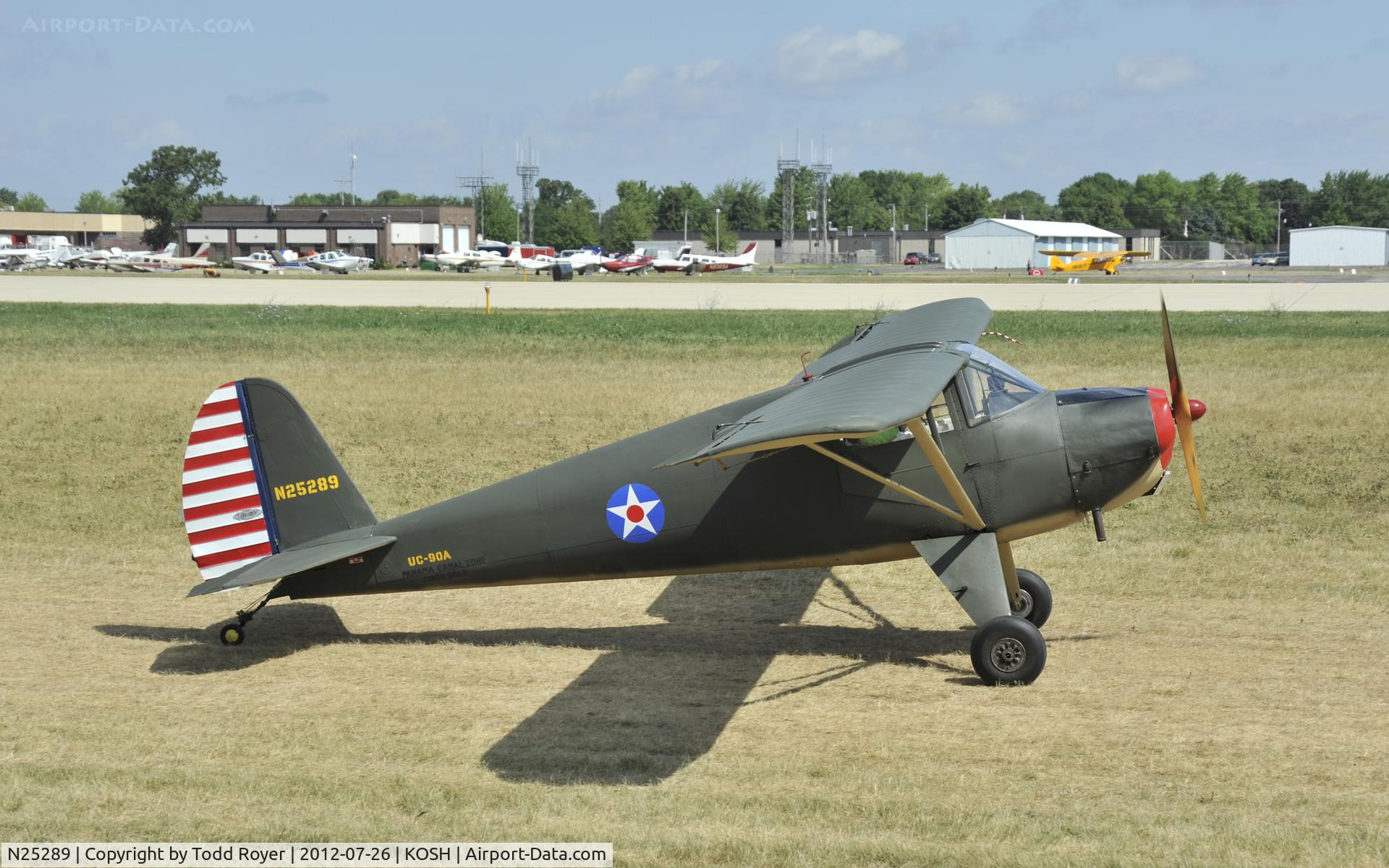 N25289, 1940 Luscombe 8A C/N 1196, Airventure 2012