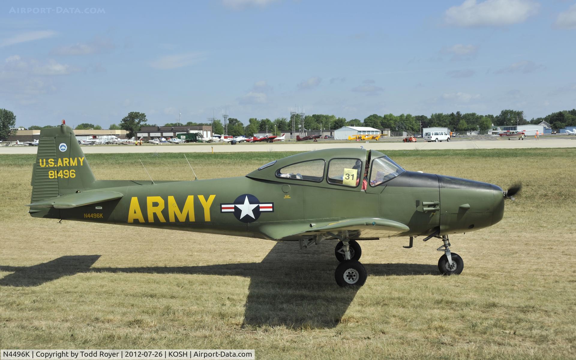 N4496K, 1948 Ryan Navion C/N NAV-4-1496, Airventure 2012