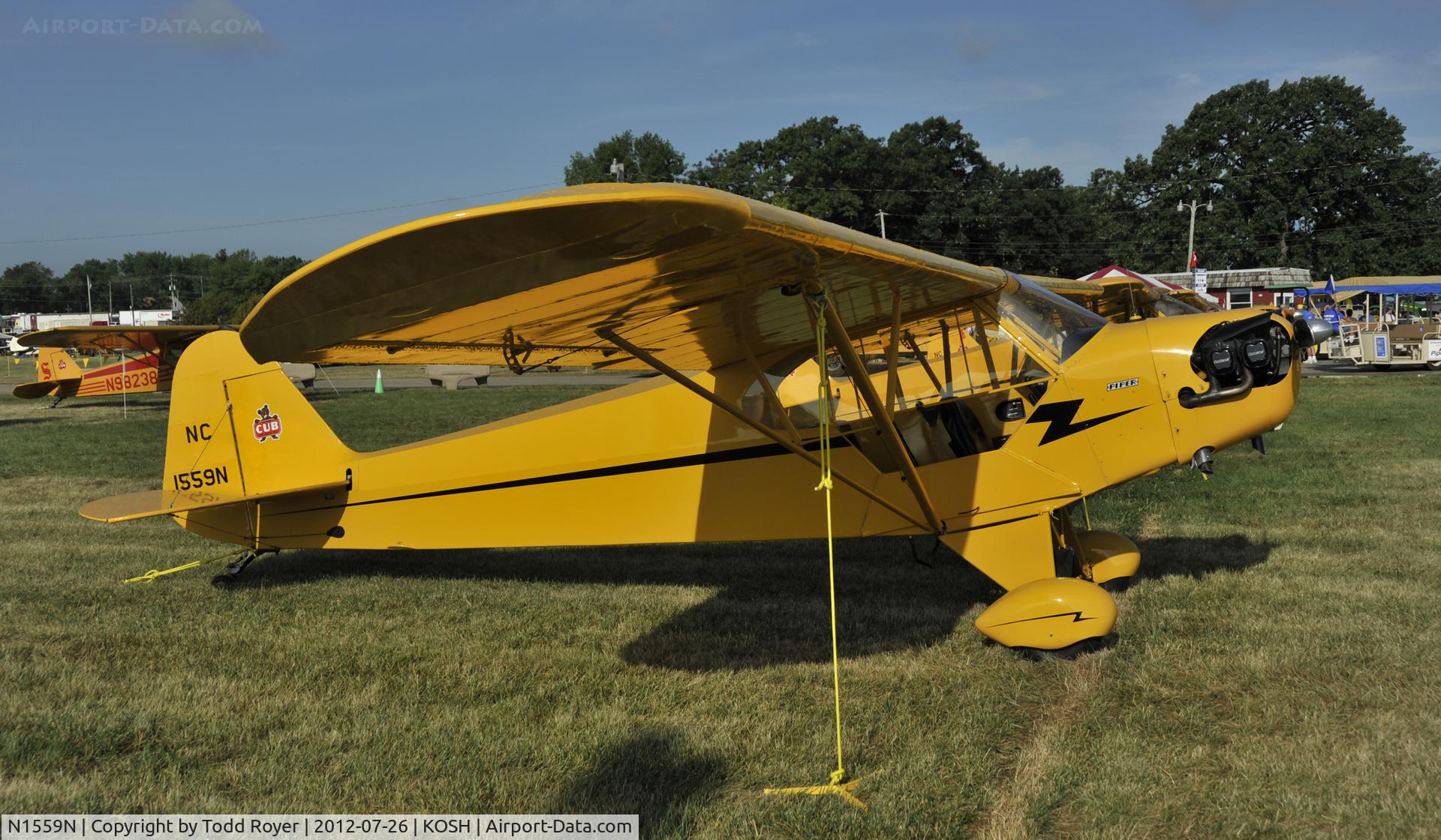 N1559N, Piper J3C-65 Cub Cub C/N 23091, Airventure 2012