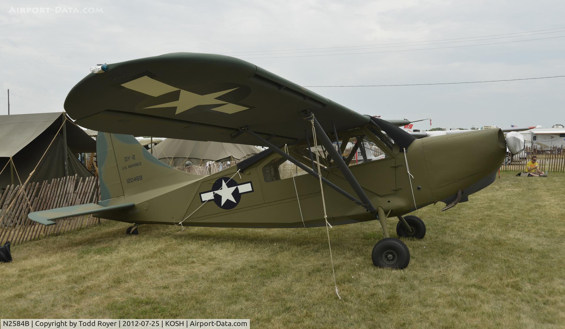 N2584B, 1945 Stinson L-5G Sentinel C/N Not found 45-35012/N2584B, Airventure 2012