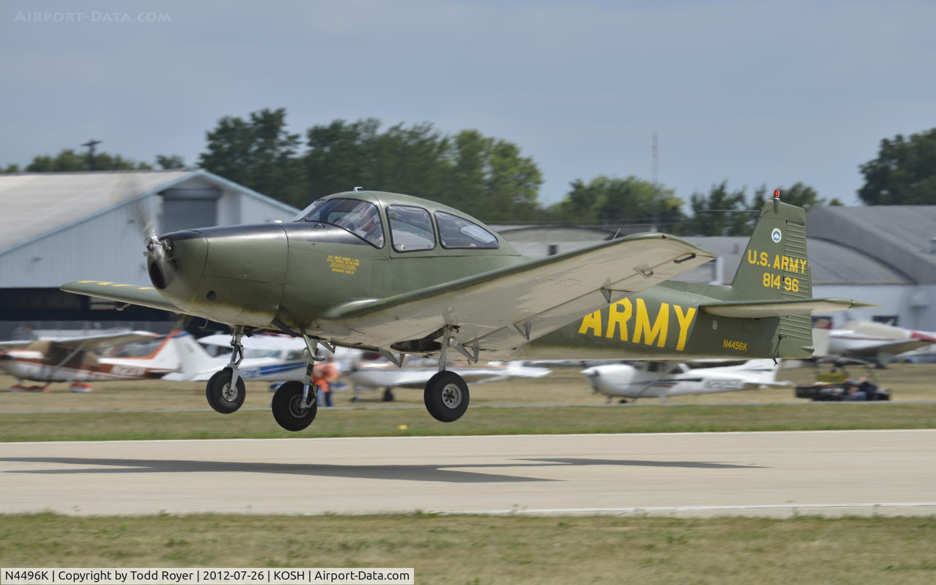 N4496K, 1948 Ryan Navion C/N NAV-4-1496, Airventure 2012