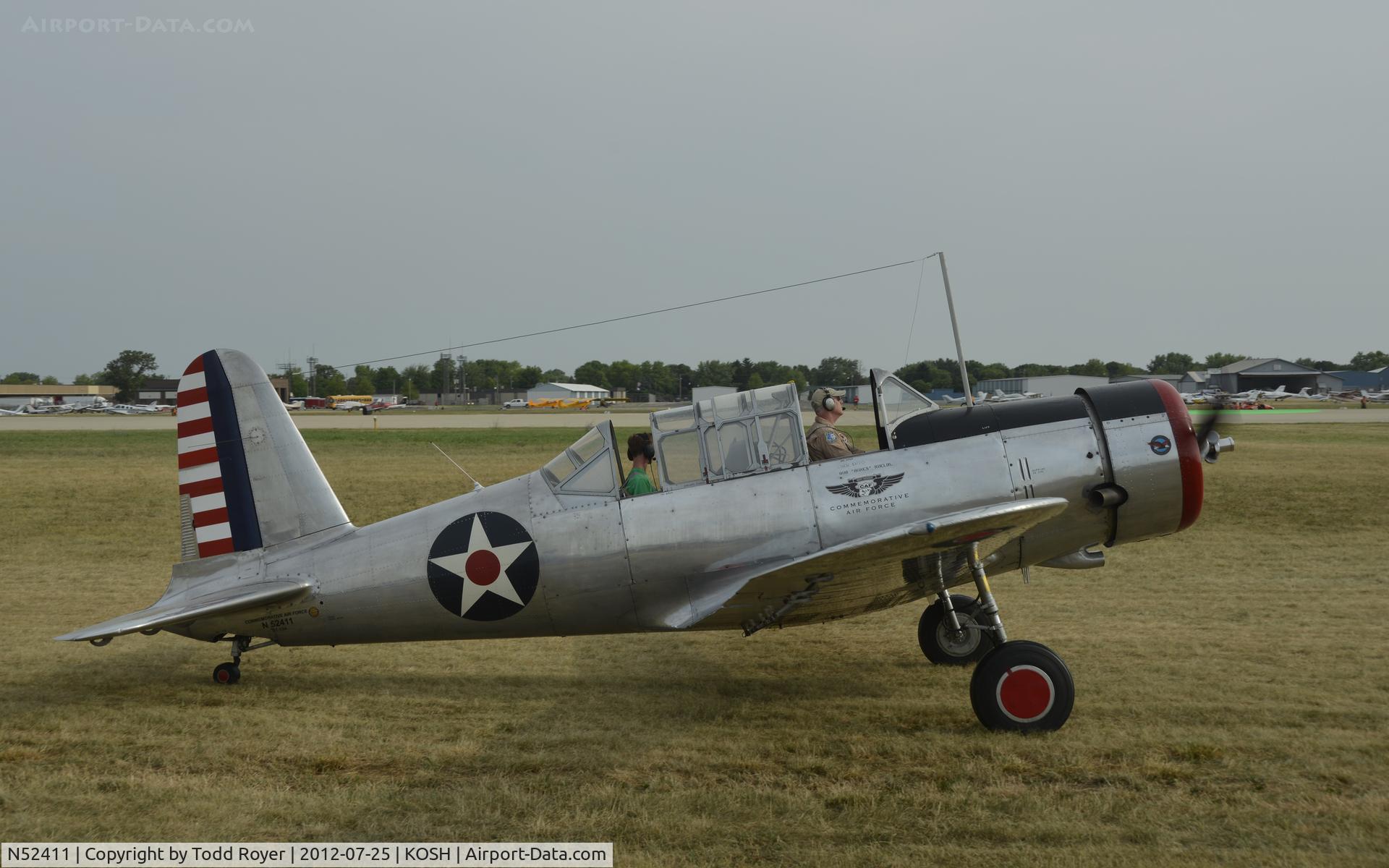 N52411, 1941 Consolidated Vultee BT-13A C/N 2548, Airventure 2012