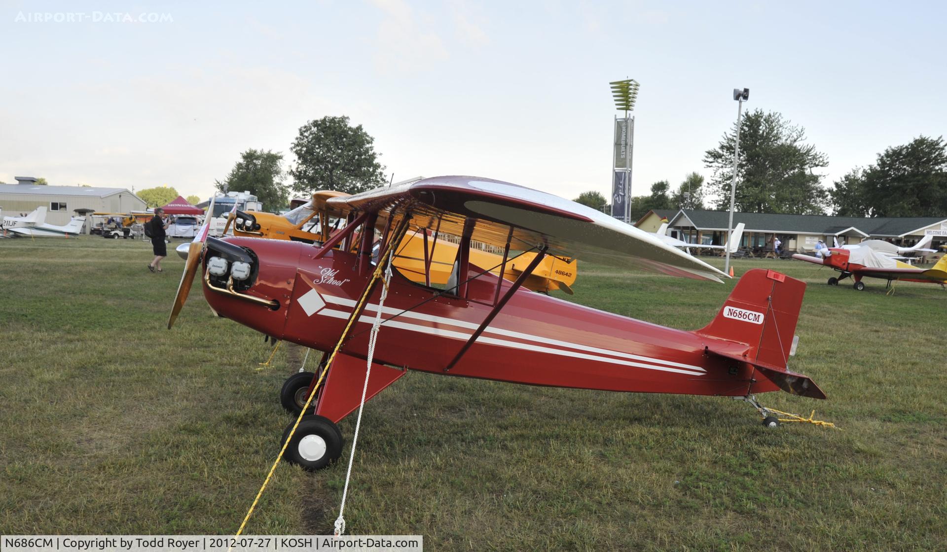 N686CM, 1981 Corben Baby Ace Model D C/N KY1, Airventure 2012