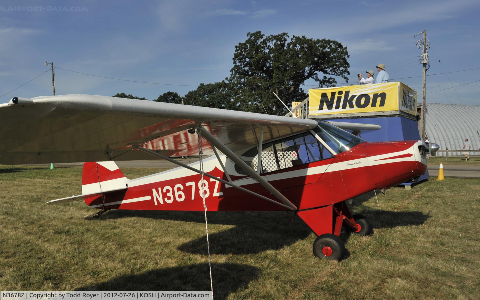 N3678Z, 1960 Piper PA-18 C/N 18-7405, Airventure 2012