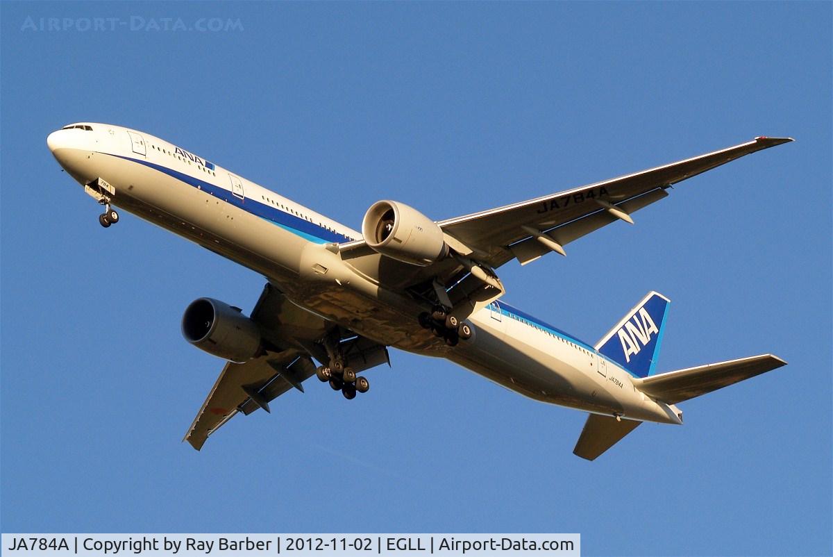 JA784A, 2009 Boeing 777-381/ER C/N 37950, Boeing 777-381ER [37950] (All Nippon Airways) Home~G 02/11/2012 Taken on approach 27R.