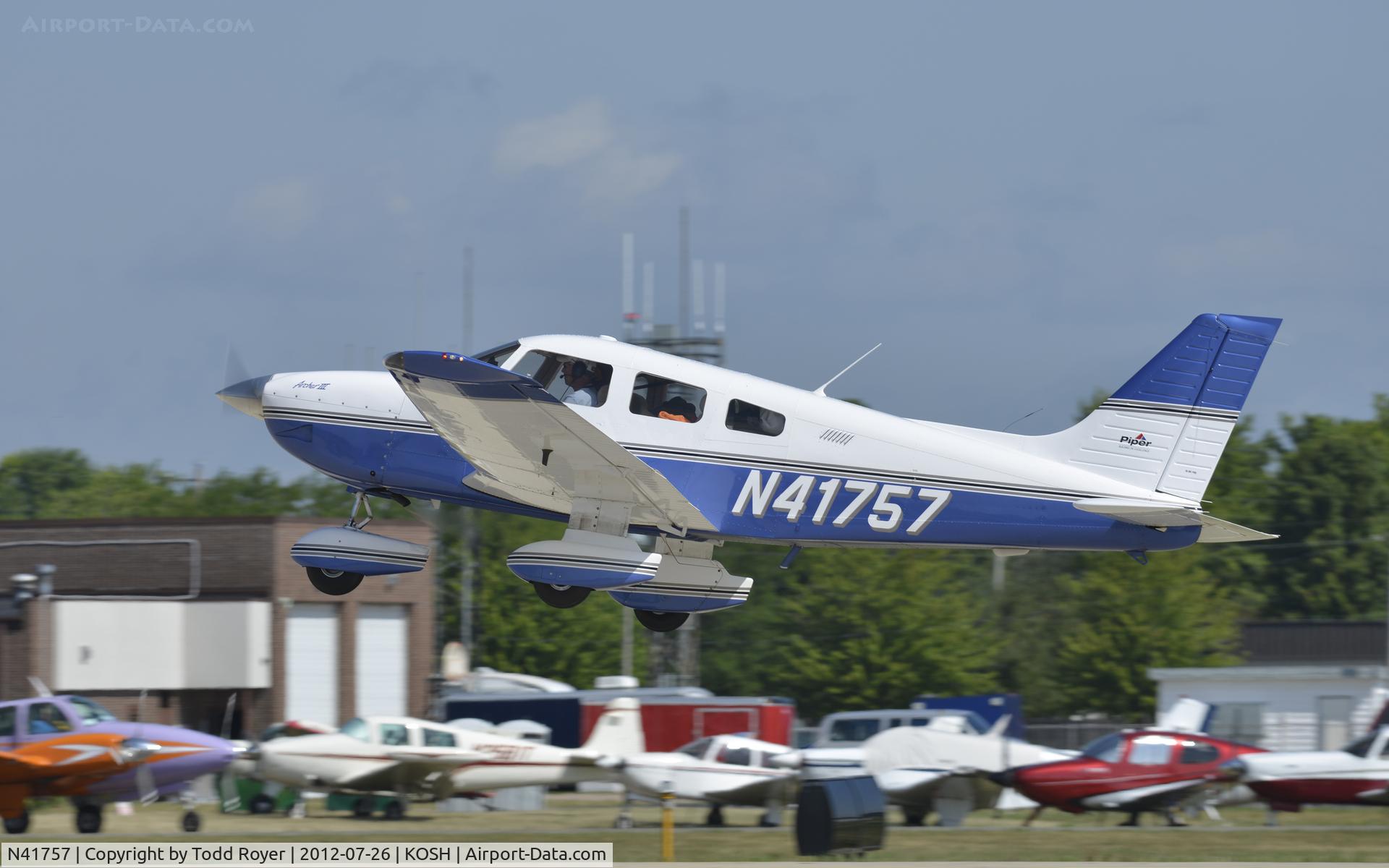 N41757, 1999 Piper PA-28-181 C/N 2843283, Airventure 2012