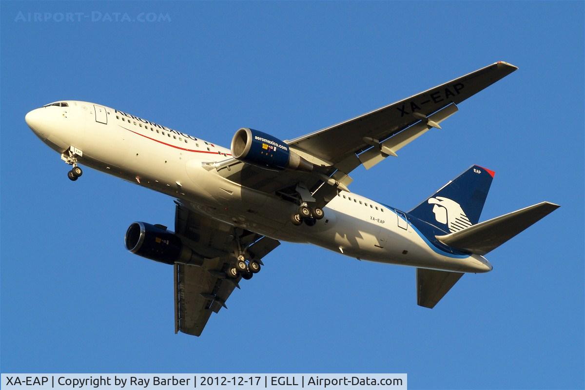 XA-EAP, 1989 Boeing 767-25DER C/N 24734, Boeing 767-25DER [24734] (Aeromexico) Home~G 17/12/2012