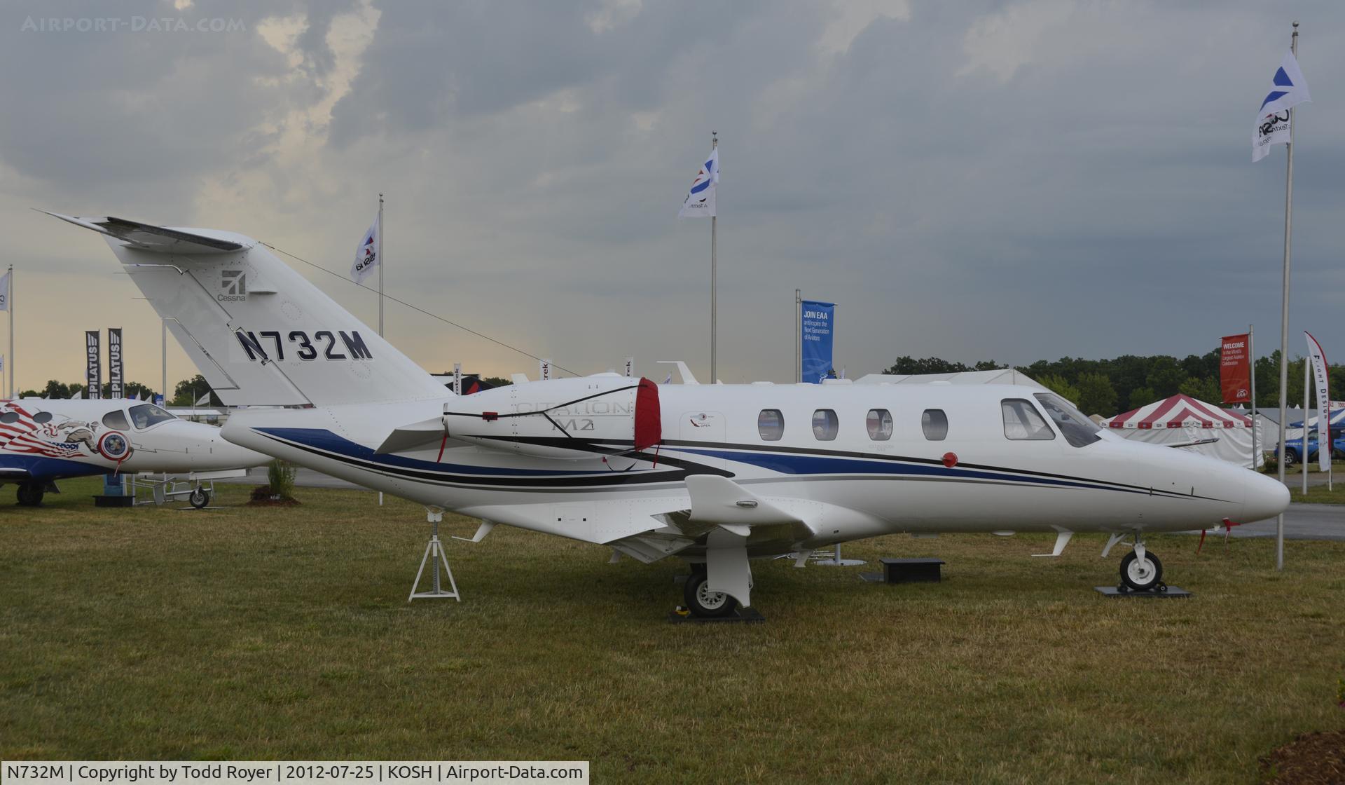 N732M, 2012 Cessna Citation M2 C/N 00001, Airventure 2012