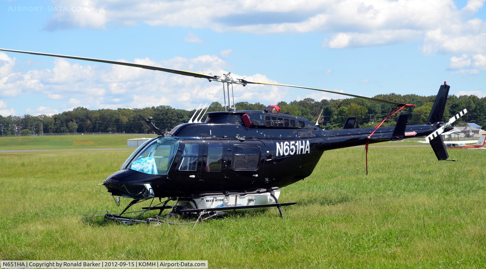 N651HA, 1986 Bell 206L-3 LongRanger III C/N 51185, Orange