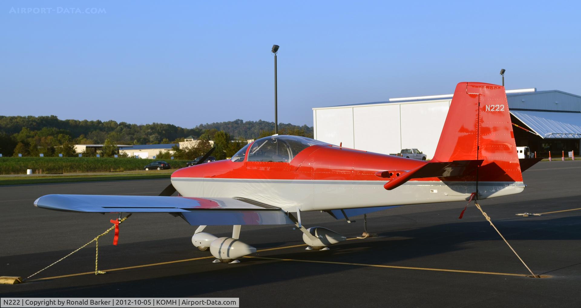 N222, 2008 Van's RV-9A C/N 90988, Orange