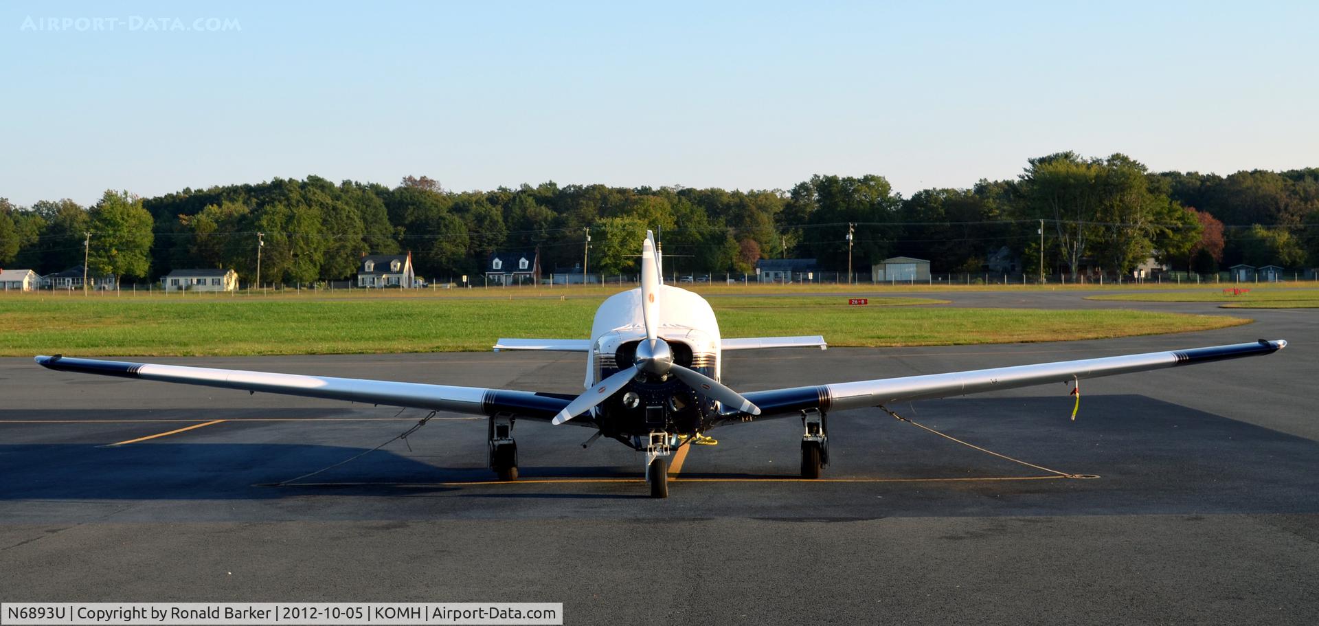 N6893U, 1963 Mooney M20C Ranger C/N 2597, Orange