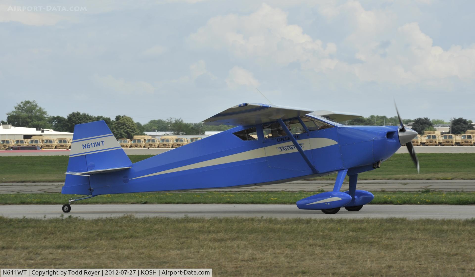 N611WT, Wittman W-10 Tailwind C/N 611, Airventure 2012