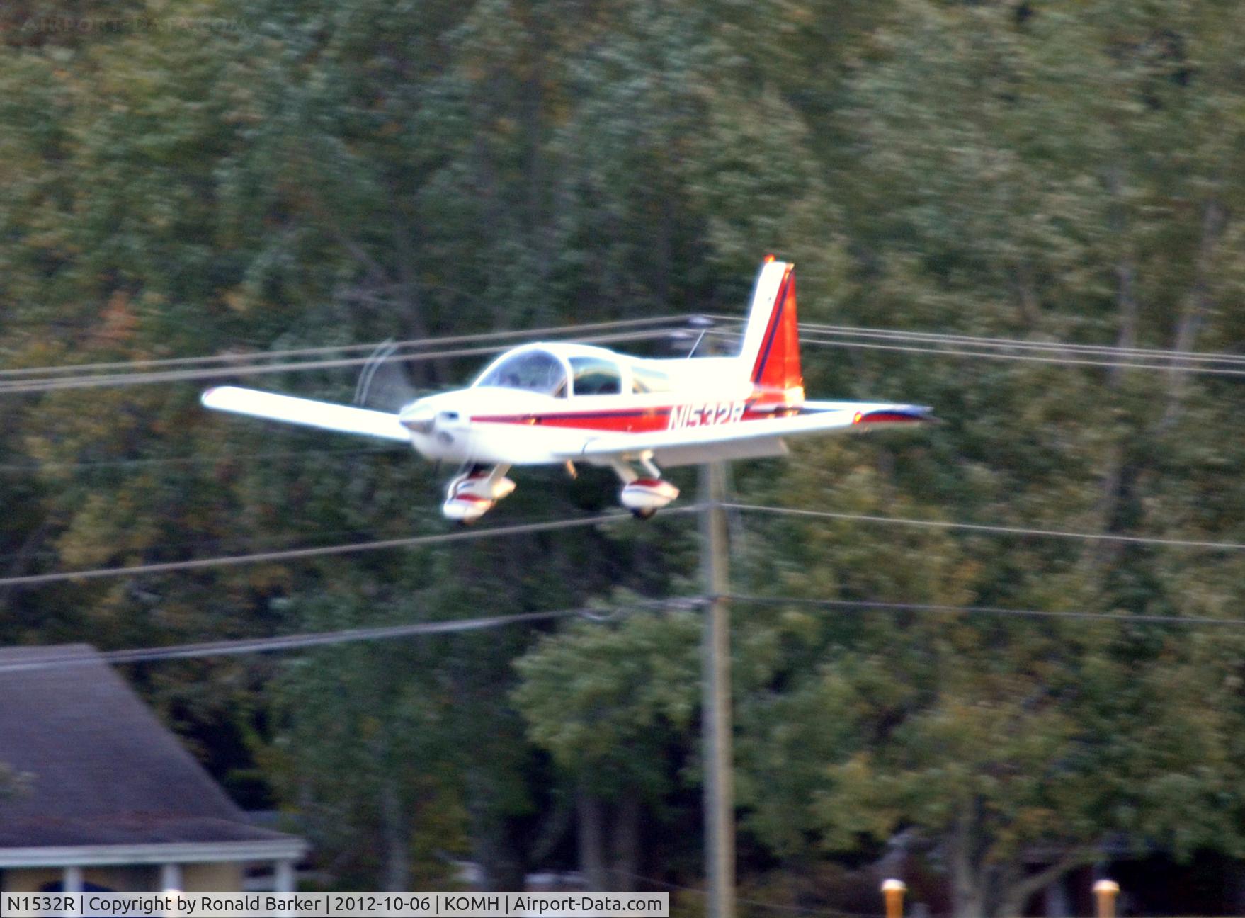 N1532R, 1975 Grumman American AA-5B Tiger C/N AA5B-0032, Landing Orange