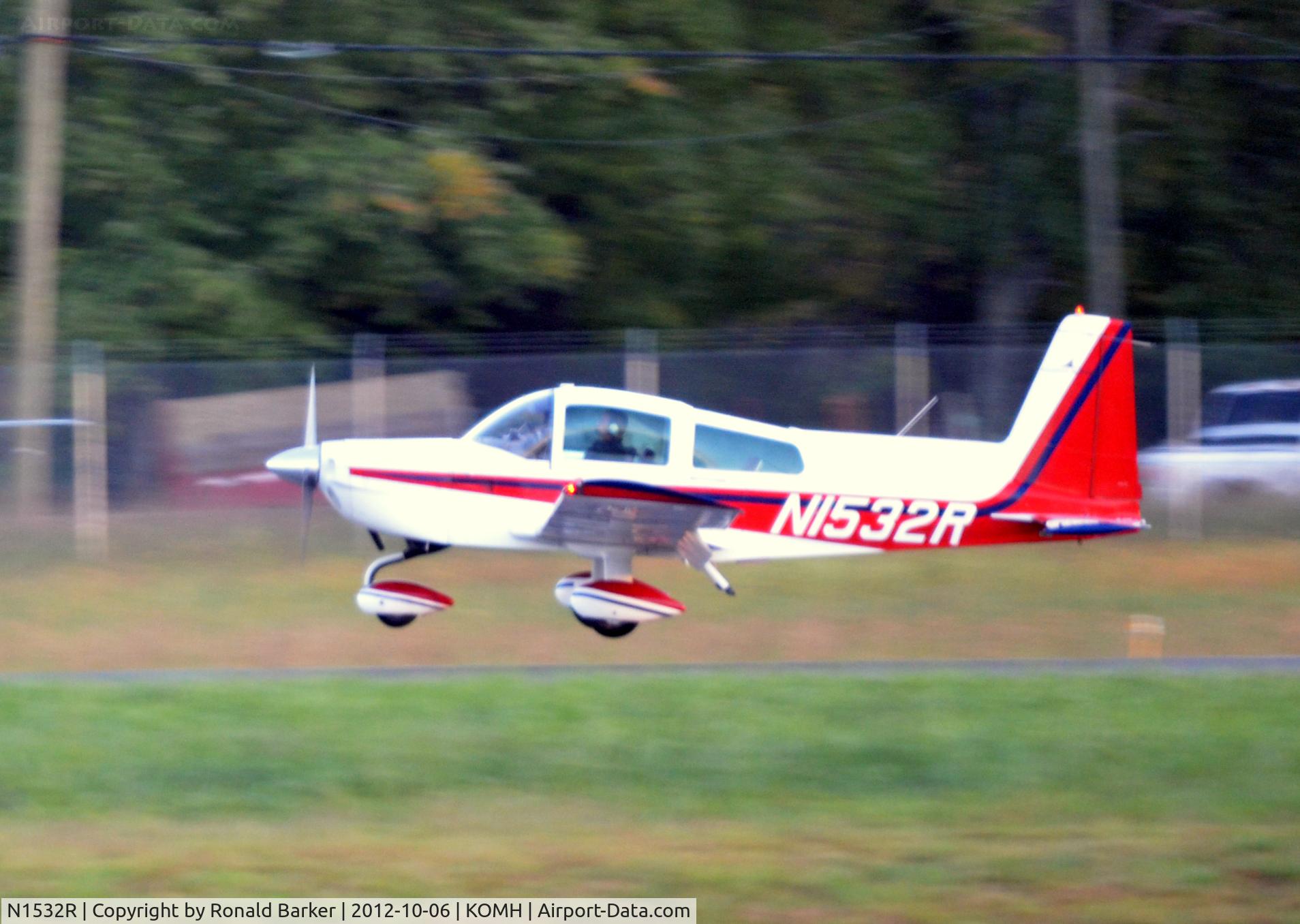N1532R, 1975 Grumman American AA-5B Tiger C/N AA5B-0032, Landing Orange
