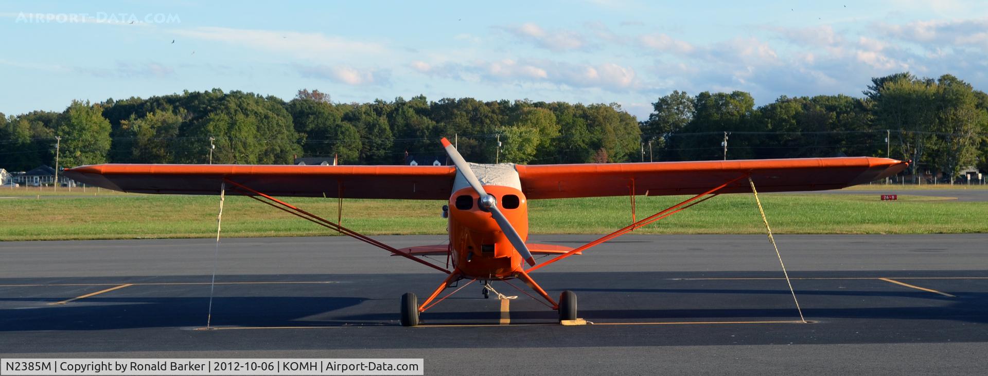 N2385M, 1946 Piper PA-12 Super Cruiser C/N 12-1627, Orange