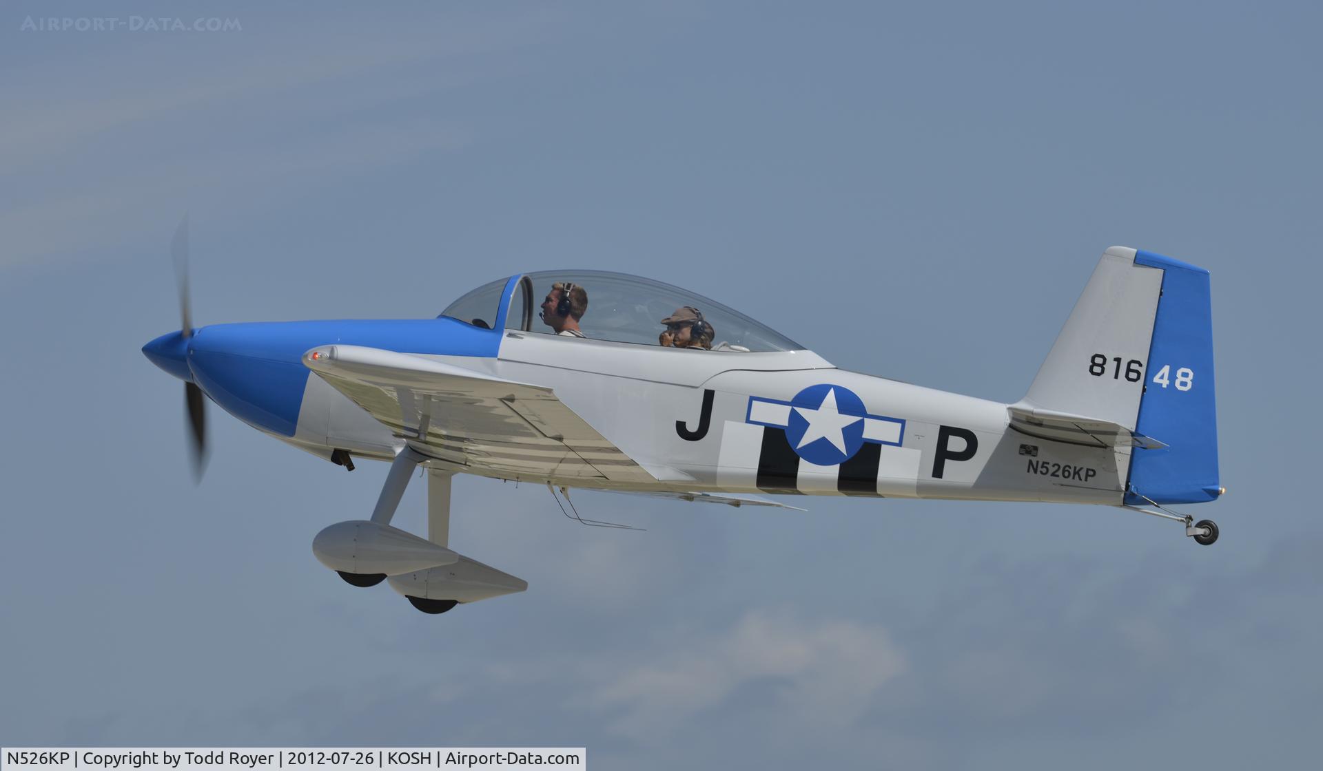 N526KP, 2007 Vans RV-8 C/N 81648, Airventure 2012