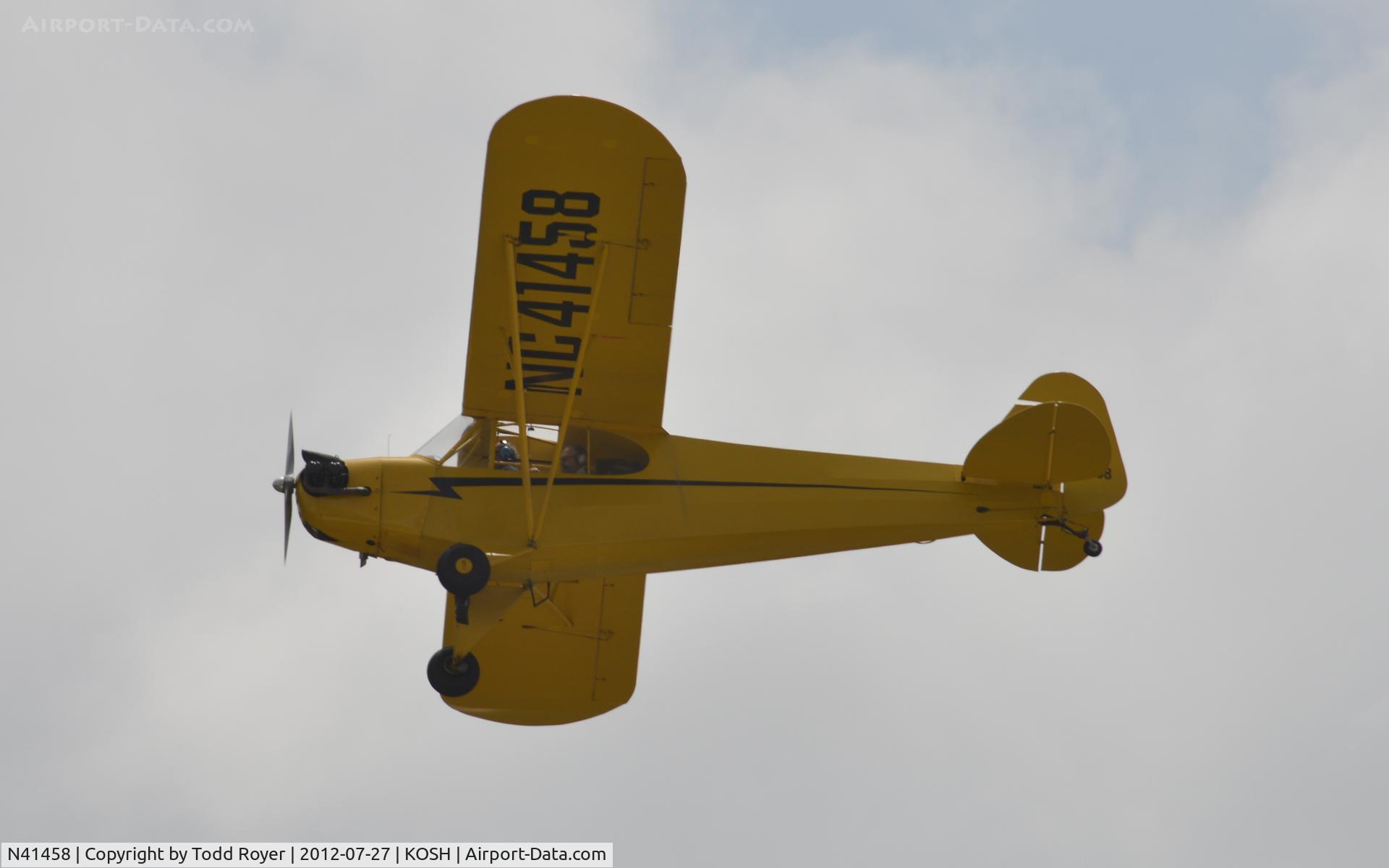 N41458, 1941 Piper J3C-65 Cub C/N 8095, Airventure 2012