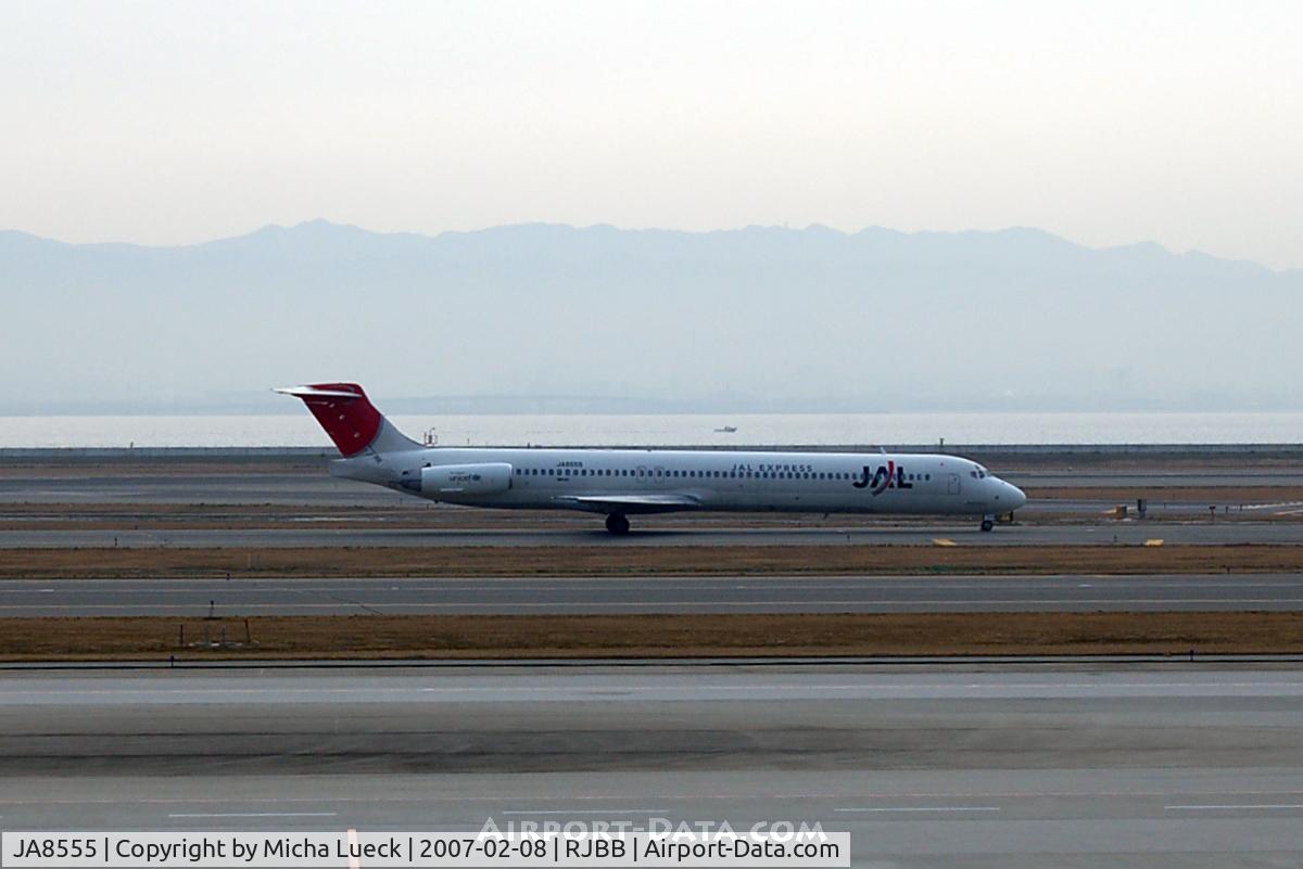 JA8555, 1993 McDonnell Douglas MD-81 (DC-9-81) C/N 53300, At Kansai