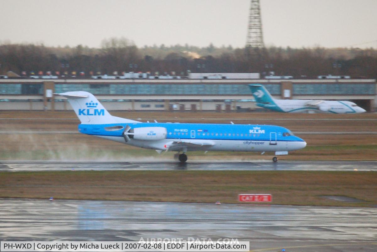 PH-WXD, 1995 Fokker 70 (F-28-0070) C/N 11563, At Frankfurt