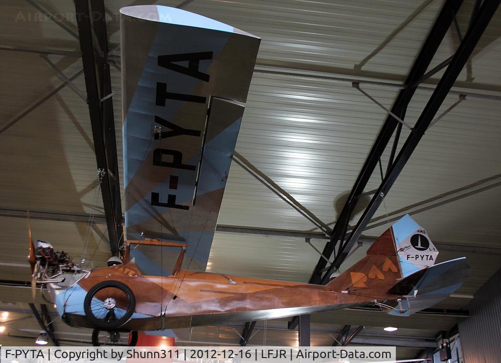 F-PYTA, Mignet HM.8 Avionnette C/N L-1, Preserved inside Angers-Marcé Museum...