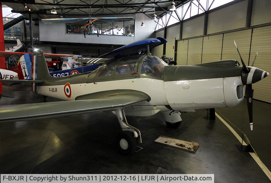 F-BXJR, Morane-Saulnier MS-733 Alcyon C/N 154, Hangared inside Angers-Marcé Museum... Aircraft flying...