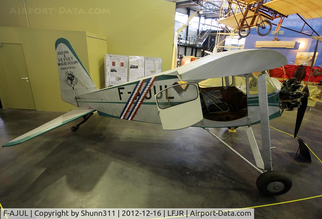 F-AJUL, Peyret Mauboussin XI C/N 02, Preserved inside Angers-Marcé Museum...